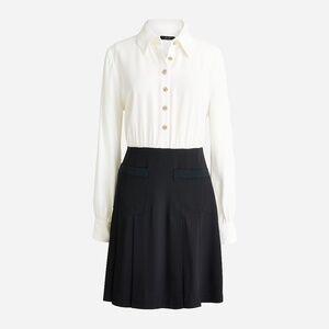 J.Crew Button Front Crepe Shirtdress | Size 22 | NWT